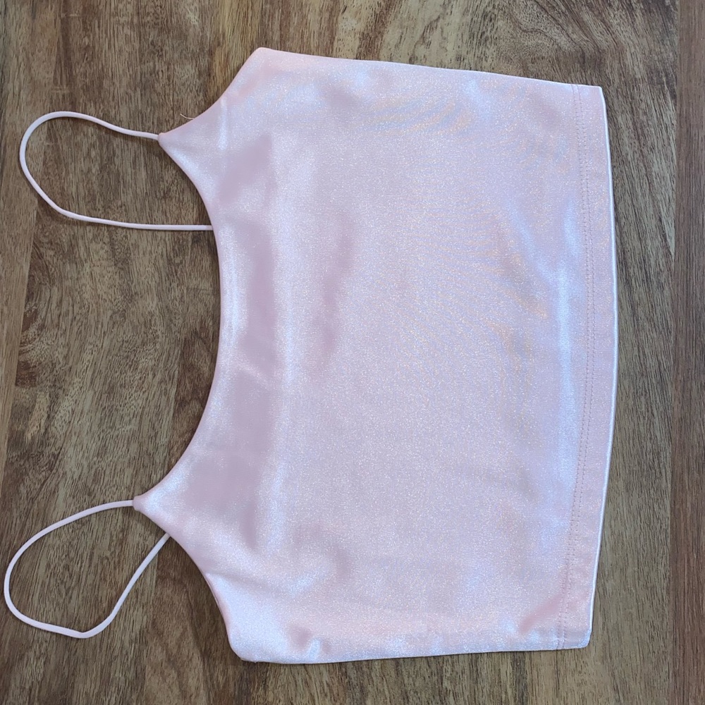 perl pink silky tank!